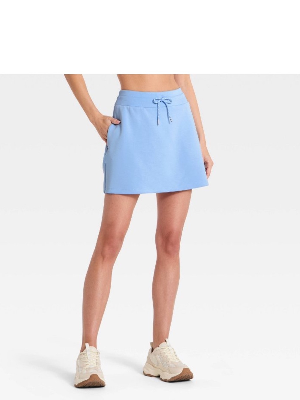 Women’s Airy Sleek Skort - All in Motion, Light Blue Large - Picture 2 of 2